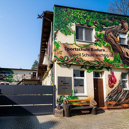 Apartment Black Der Sportschule Badura Leipzig Eksteriør billede
